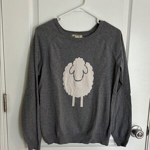 G.H. Bass & Co. Gray Cotton Sweater